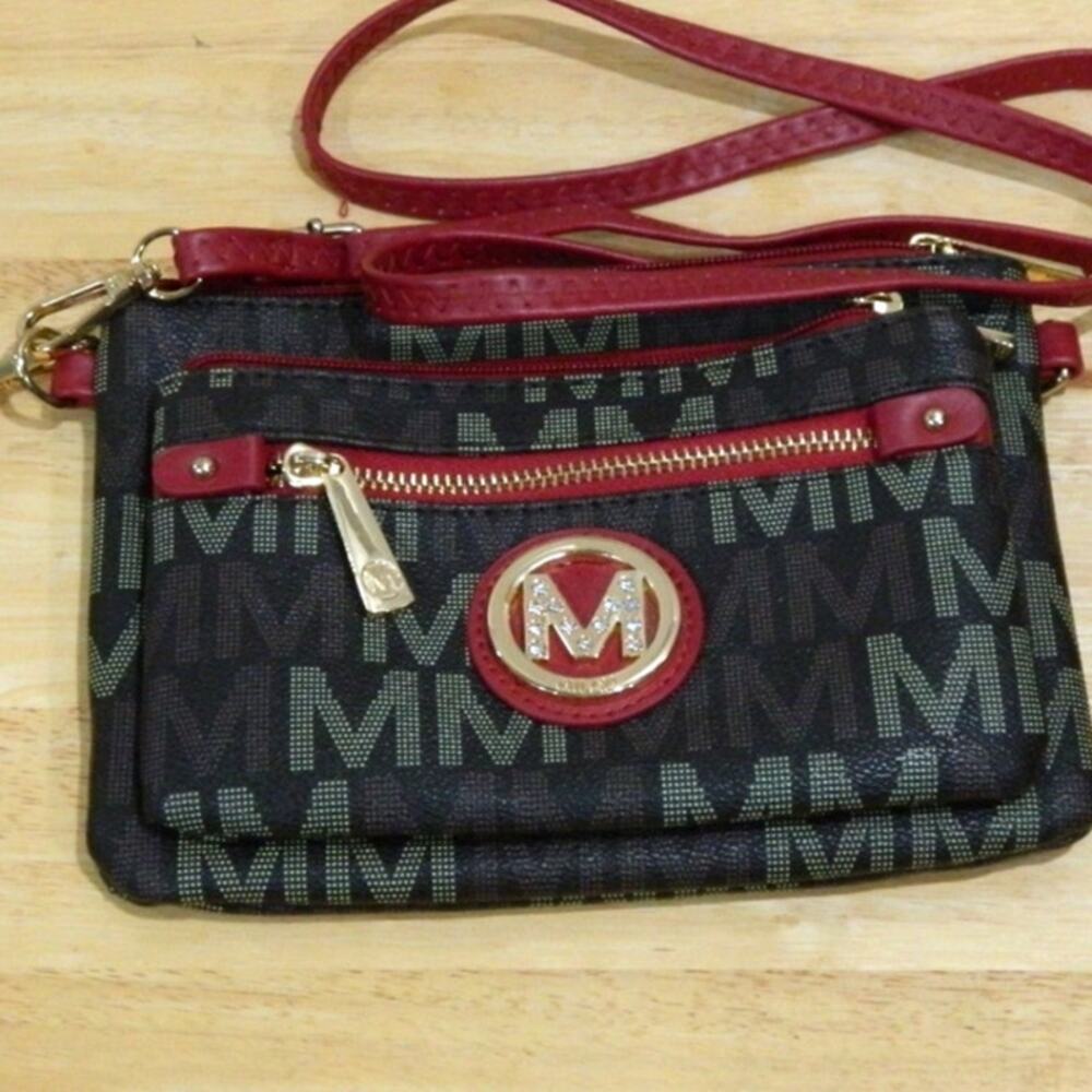 MFK Collection Mia K Camren M Signature Crossbody Bag